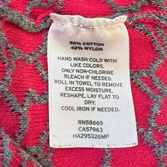 Halogen Textured Pink Gray Crew Sweater (PL) - Picture 7 of 7